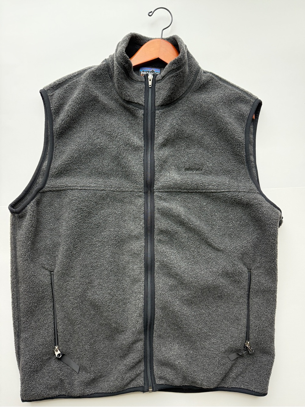 VTG 1999 Patagonia Synchilla Fleece Vest Charcoal Gray Men's XL Made in USA